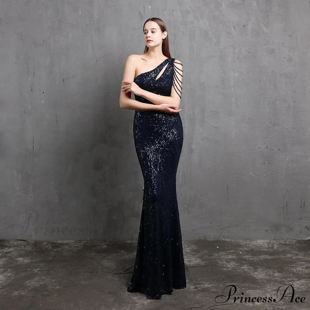 Mayven One Stylish Shoulder Formal Dress