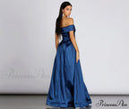Megan Taffeta Off Charming The Shoulder Ball Gown