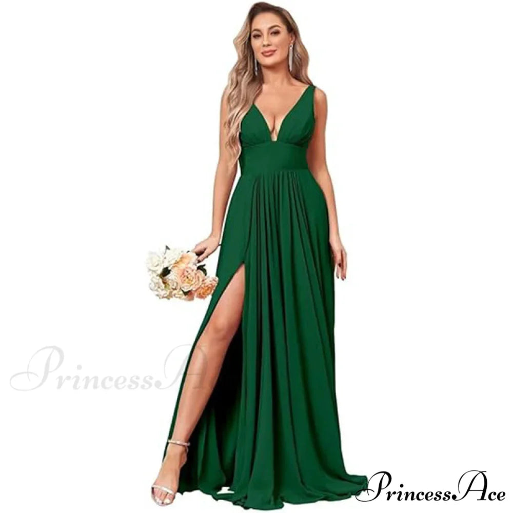 Melany Formal Stylish High Slit Dress