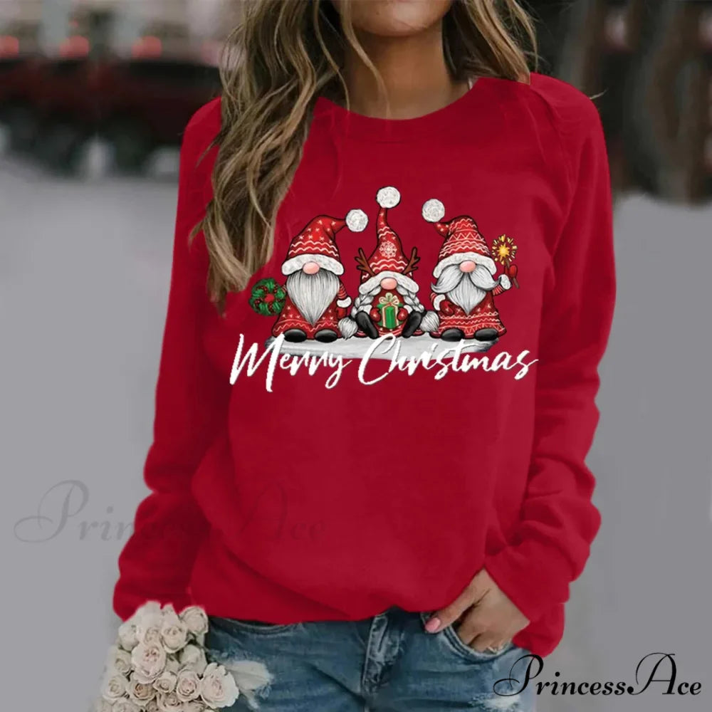 Merry Christmas All Season Fashion New Design Long Sleeve Christmas Hoodie
