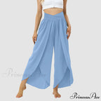 Mesh Frilled Folded Warm-weather Trousers