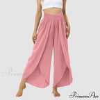 Mesh Frilled Folded Warm-weather Trousers