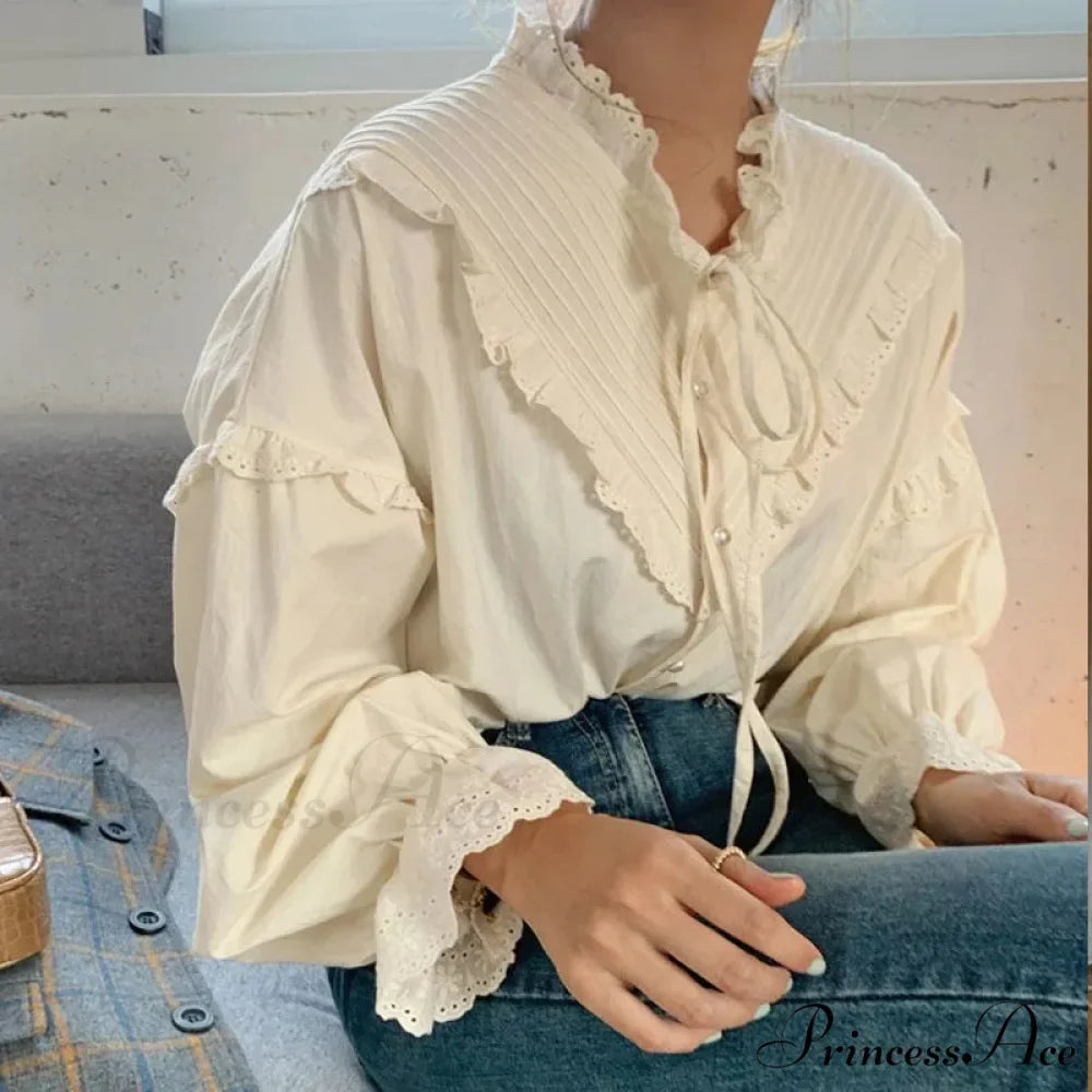 Mesh Hollow-Out Extended Sleeve Top