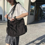 Messenger Spacious Capacity Canvas Crossbody