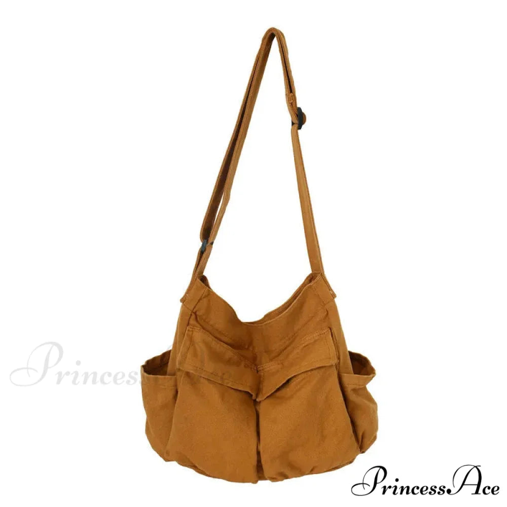 Messenger Spacious Capacity Canvas Crossbody