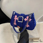 Metal Clasp Canvas Shoulder Bag