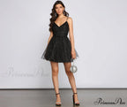 Mia Sequin Stylish Tulle Party Dress