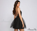 Mia Sequin Stylish Tulle Party Dress
