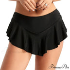 Micro Mini Dance Clubwear Metallic Pleated Skirt