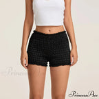 Mid Ascend Gathered Elastic Waist Short