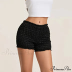 Mid Ascend Gathered Elastic Waist Short