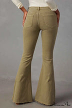 Mid Retro Flared Denim Rise Jeans