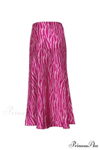Midi Fishtail Zebra Skirt
