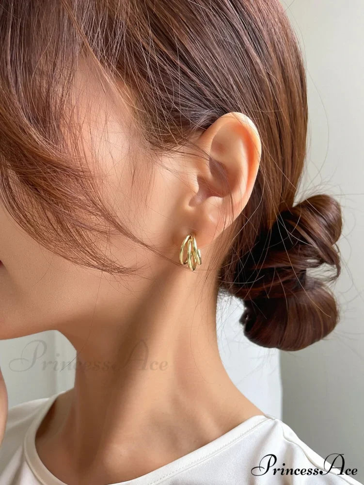 Minimalist Cuff Hoop Earrings