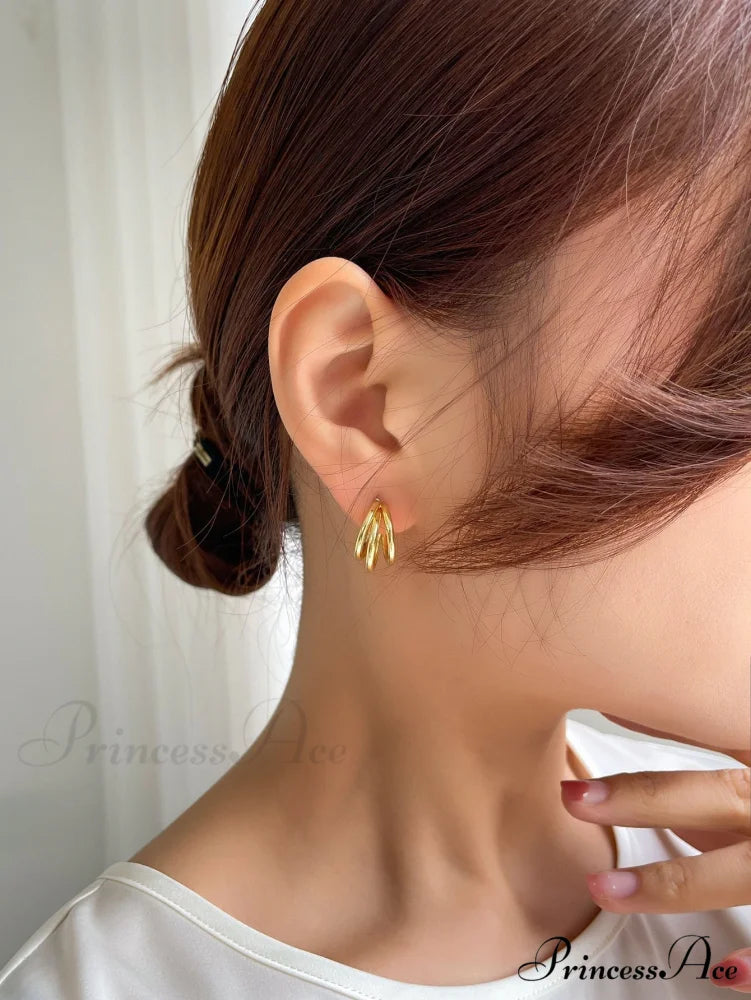 Minimalist Cuff Hoop Earrings