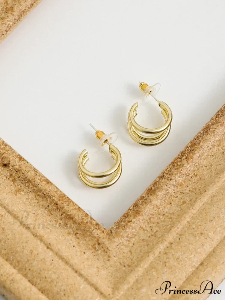 Minimalist Cuff Hoop Earrings