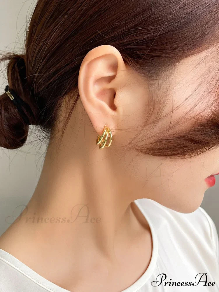 Minimalist Cuff Hoop Earrings
