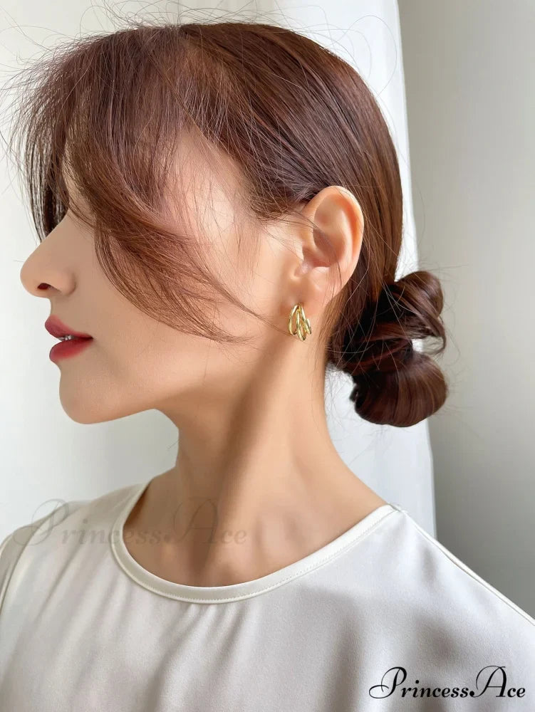 Minimalist Cuff Hoop Earrings