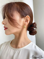 Minimalist Cuff Hoop Earrings