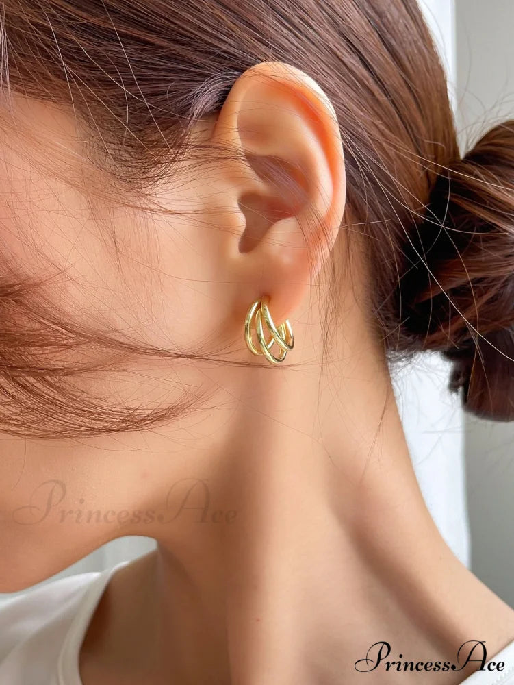 Minimalist Cuff Hoop Earrings