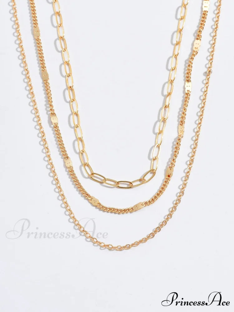 Minimalist Layered Chain Necklace