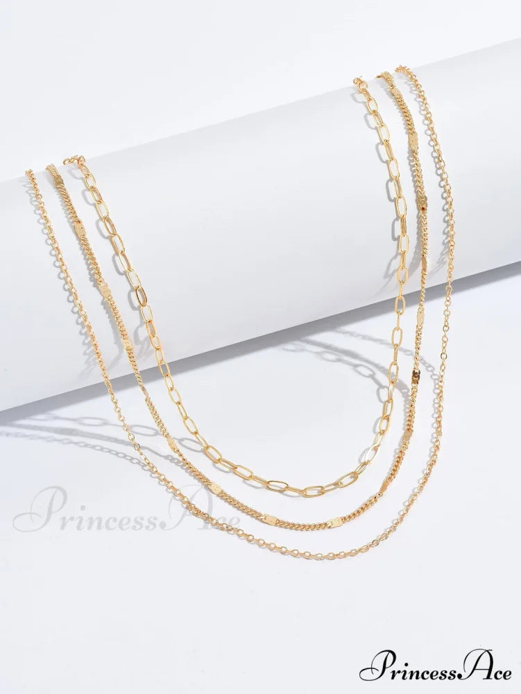 Minimalist Layered Chain Necklace
