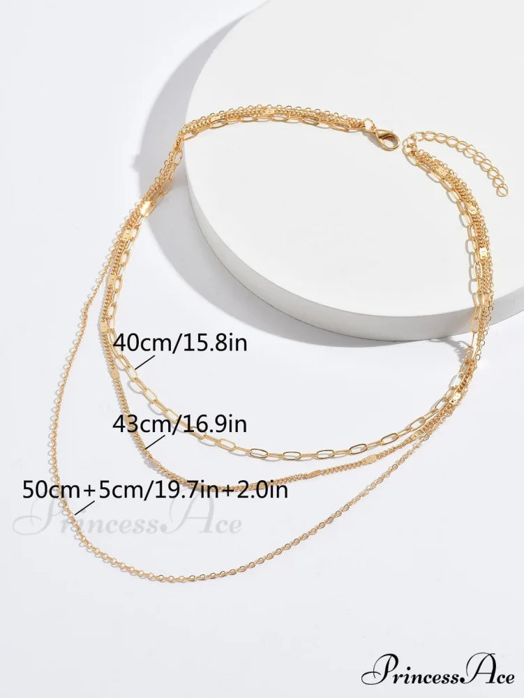 Minimalist Layered Chain Necklace