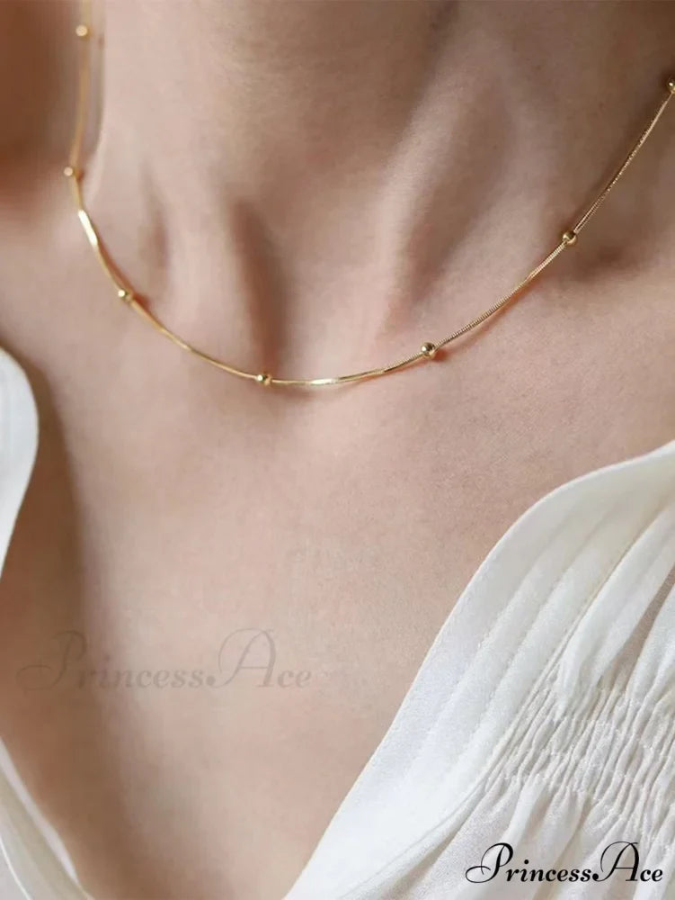 Minimalist Stainless Steel Necklace