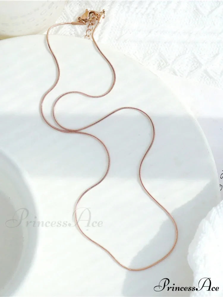 Minimalist Stainless Steel Necklace