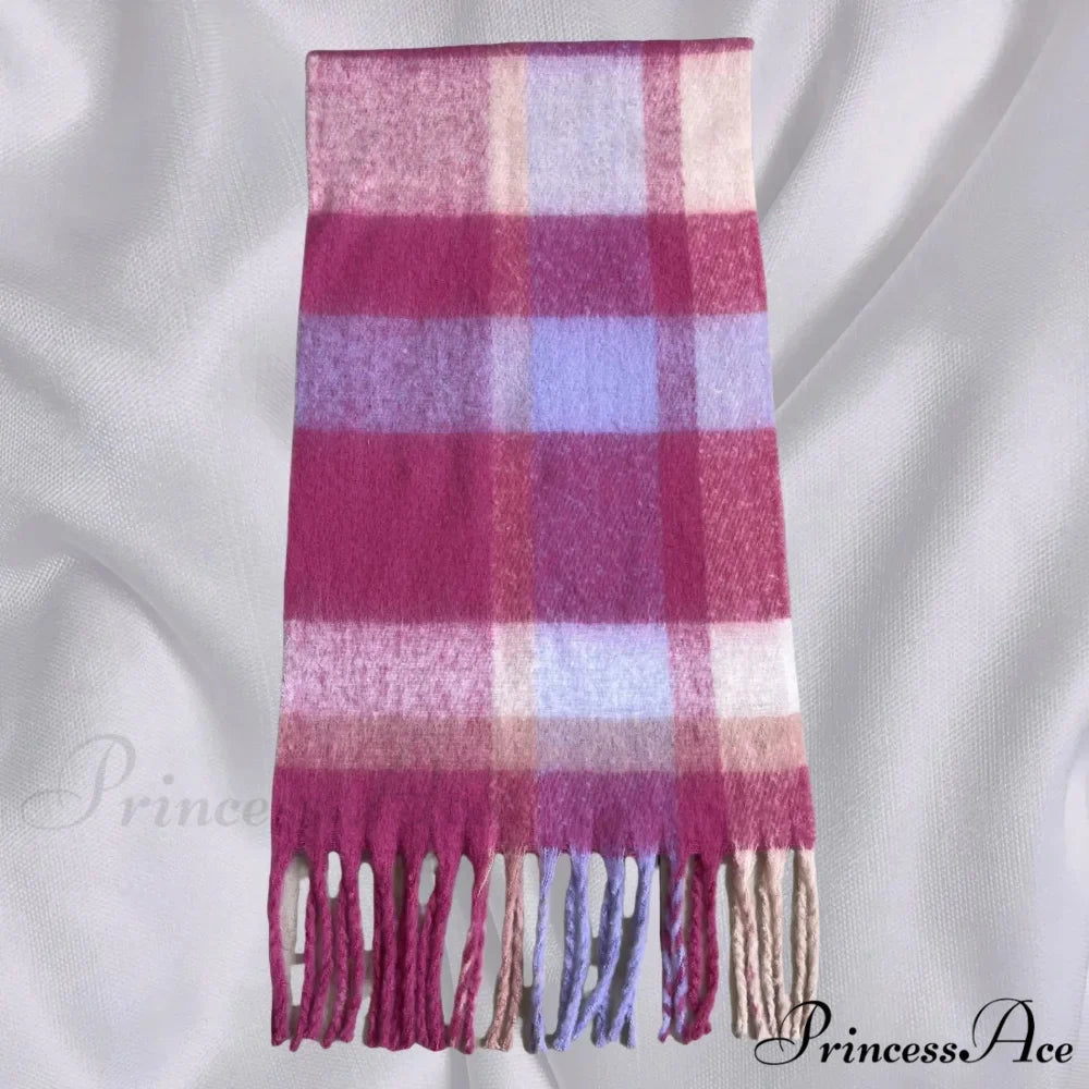 Minimalist Thickened Shawl Neck Scarf - Autumn Winter Imitation Cashmere