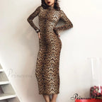 Mock Neck Streetwear Party Festival Dresses