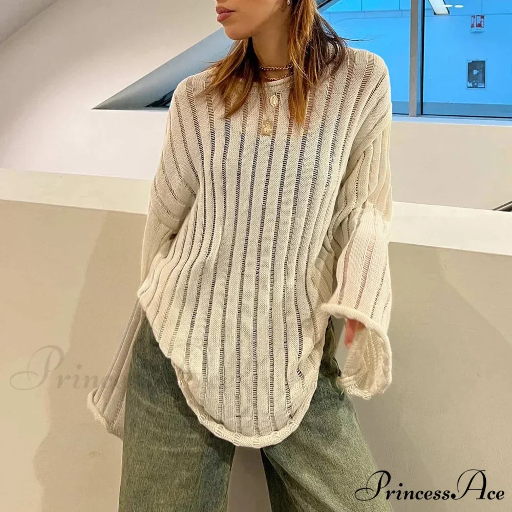 Monochromatic Baggy Cozy Jumper