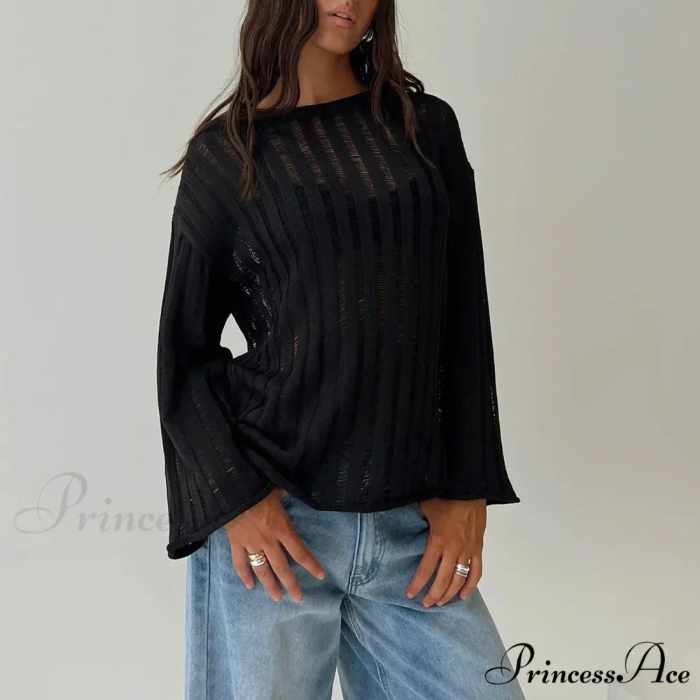 Monochromatic Baggy Cozy Jumper