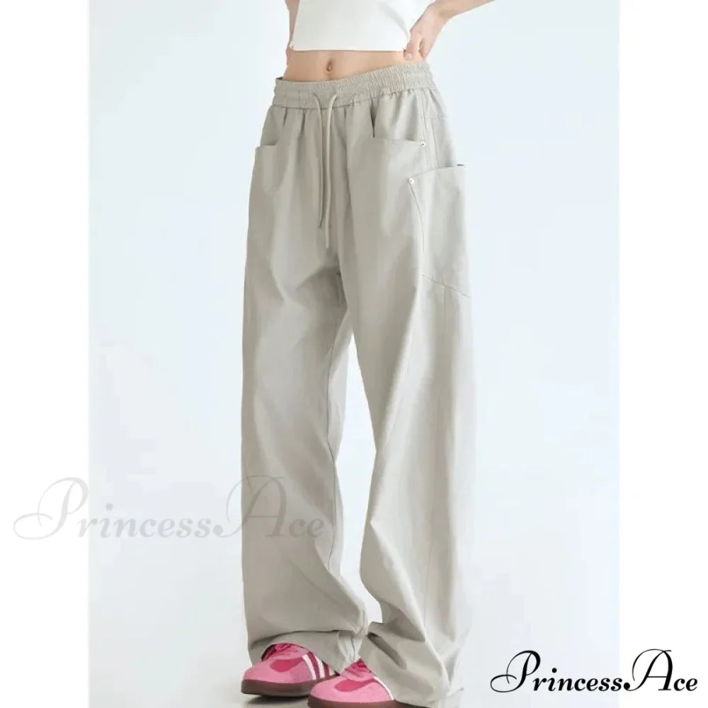 Monochromatic Cargo Women Y2K Trousers