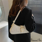 Monochromatic Fashionable Petite Shoulder Purse
