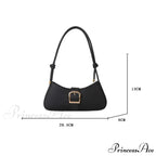 Monochromatic Fashionable Petite Shoulder Purse