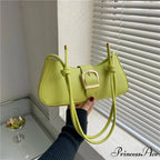 Monochromatic Fashionable Petite Shoulder Purse