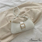 Monochromatic Fashionable Petite Shoulder Purse