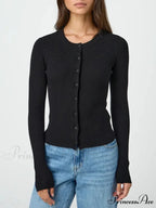 Monochromatic Textured Extended Sleeve Knit Cardigan