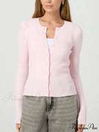 Monochromatic Textured Extended Sleeve Knit Cardigan