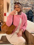 Monochrome Round Neck Cardigan