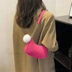 Monochrome Small Underarm Shoulder Bag