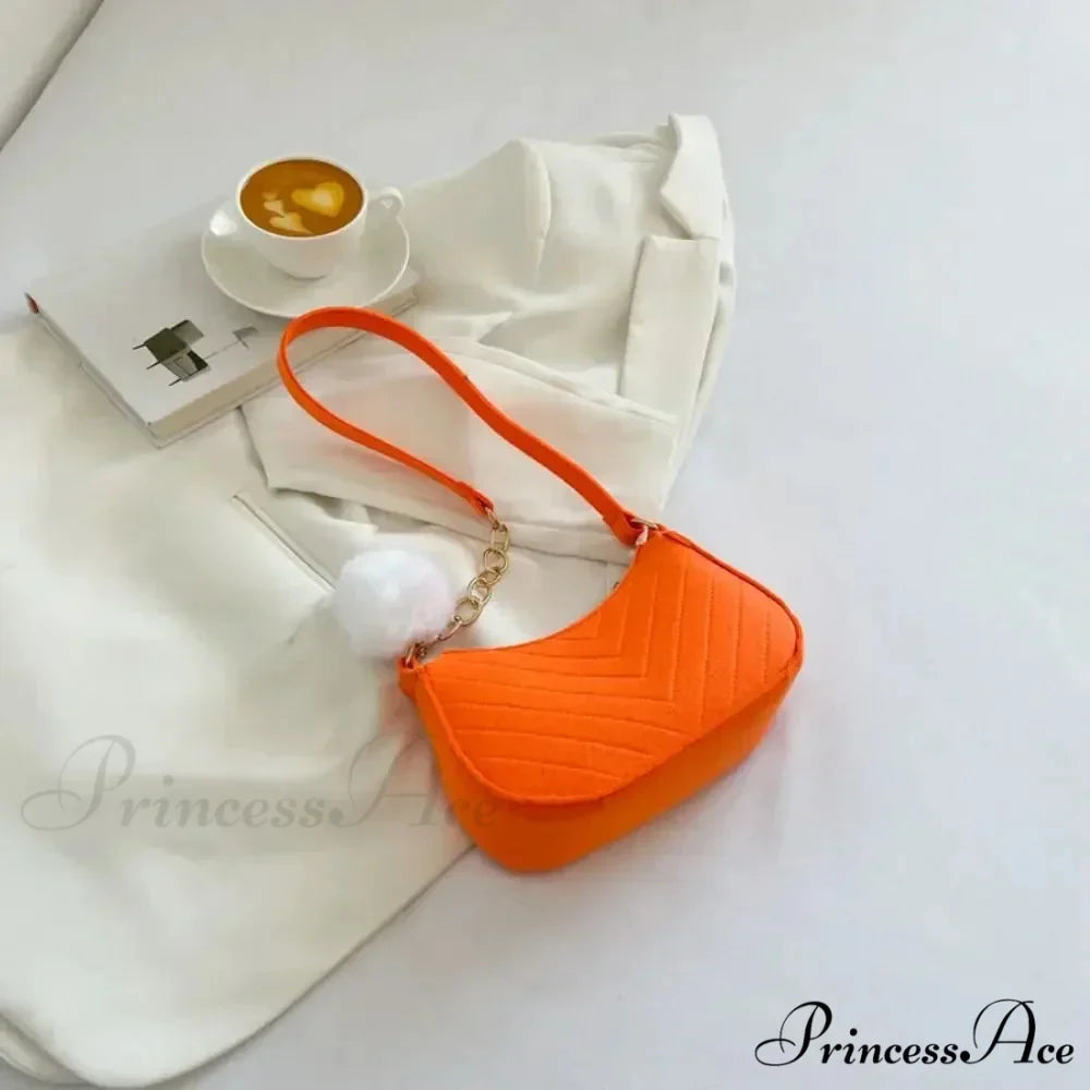 Monochrome Small Underarm Shoulder Bag