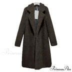 Multi-color Faux Fur Long Coat