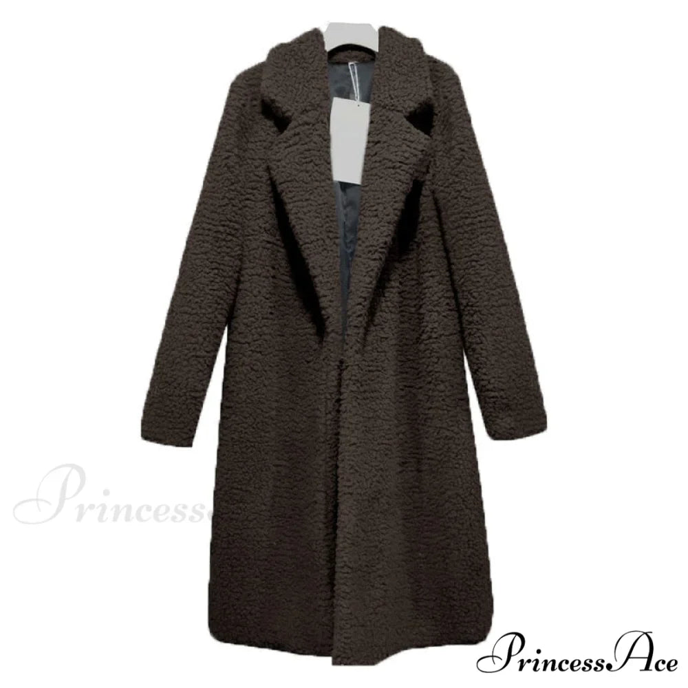 Multi-color Faux Fur Long Coat