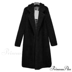 Multi-color Faux Fur Long Coat