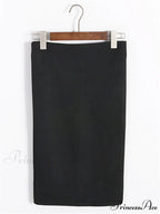 Multi Colors Korean Fashion Suede Midi Skirts