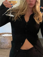 Multicolor Slim Knitwear Cardigan