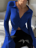 Multicolor Slim Knitwear Cardigan