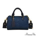 Multicolored Denim Small Crossbody Purse